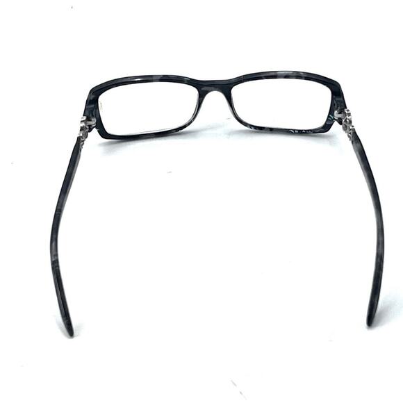 Vintage Tiffany & Co. Black Gray Tortoise /Flowers Eyeglasses & Case - Picture 8 of 16